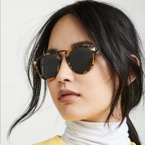 NWT Karen Walker Tortoise Helter Skelter sunglasses